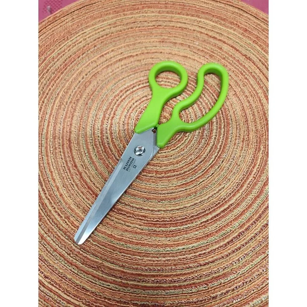 Kuhn Rikon Pull-Apart  Kitchen Shears Green Handle Swiss Made